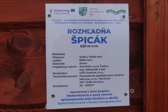 Informačná tabuľa na rozhľadni