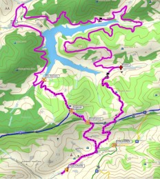 Cyklotrasa Okolo priehrady Nová Bystrica