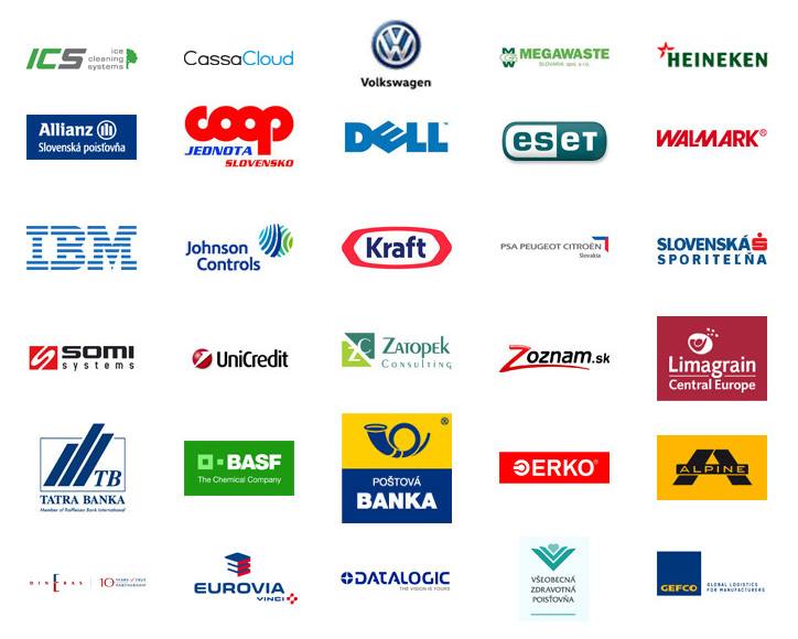Referencie - logá firiem