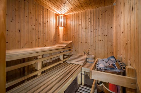 Fínska sauna v chate