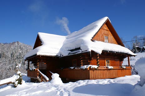 Chata Ilčík v zime